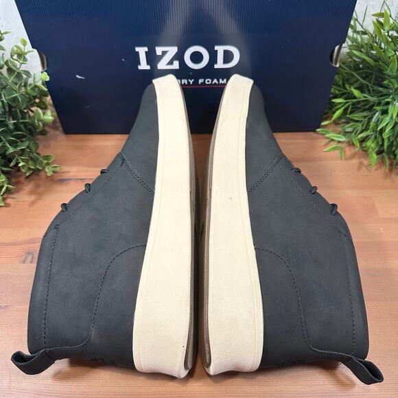 IZOD Men's Palmer Chukka Boots Black Size 12 - Picture 6 of 8